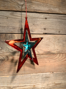 Tri Star - Hanging Hand Painted