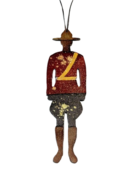 Mountie - Hand Painted Ornament