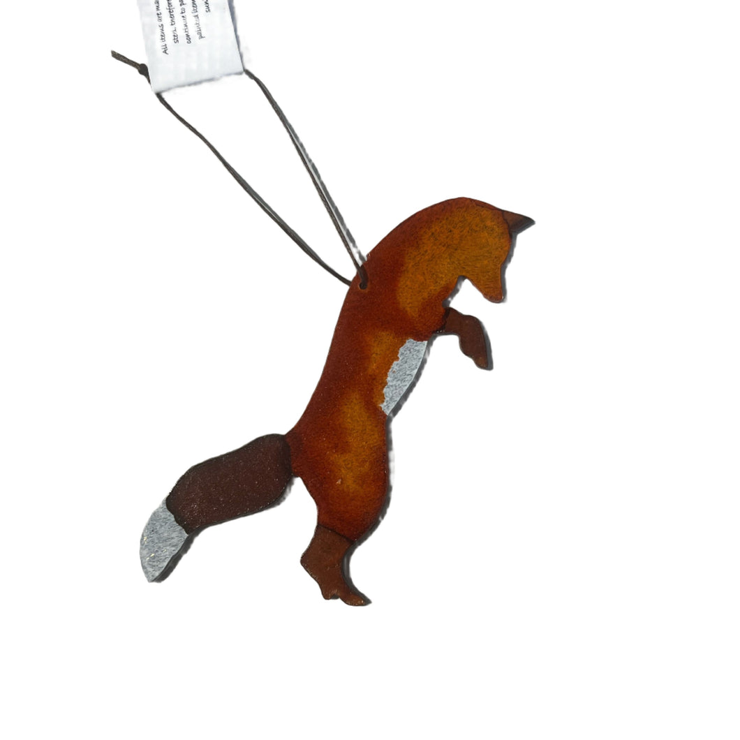 Fox - Hand Painted Ornament
