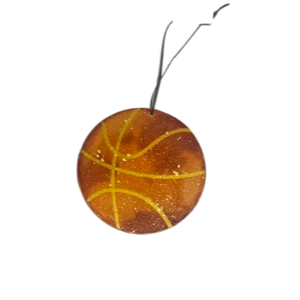 Basketball - Hand Painted Ornament