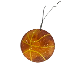 Basketball - Hand Painted Ornament
