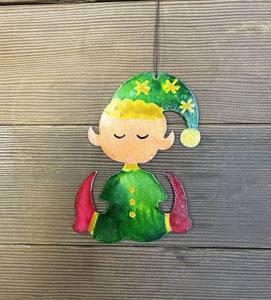 Elf - Hand Painted Ornament