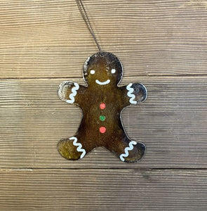 Gingerbread Man - Hand Painted Ornament