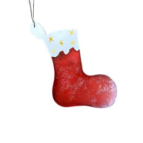 Stocking - Hand Painted Ornament