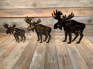Moose - Hand Painted Stand Alone