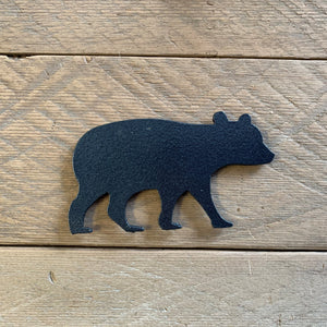 Black Bear - Hand Painted Magnet