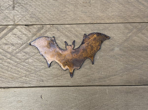 Bat - Rusted Metal Ornament