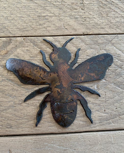 Bee - Rusted Metal Ornament