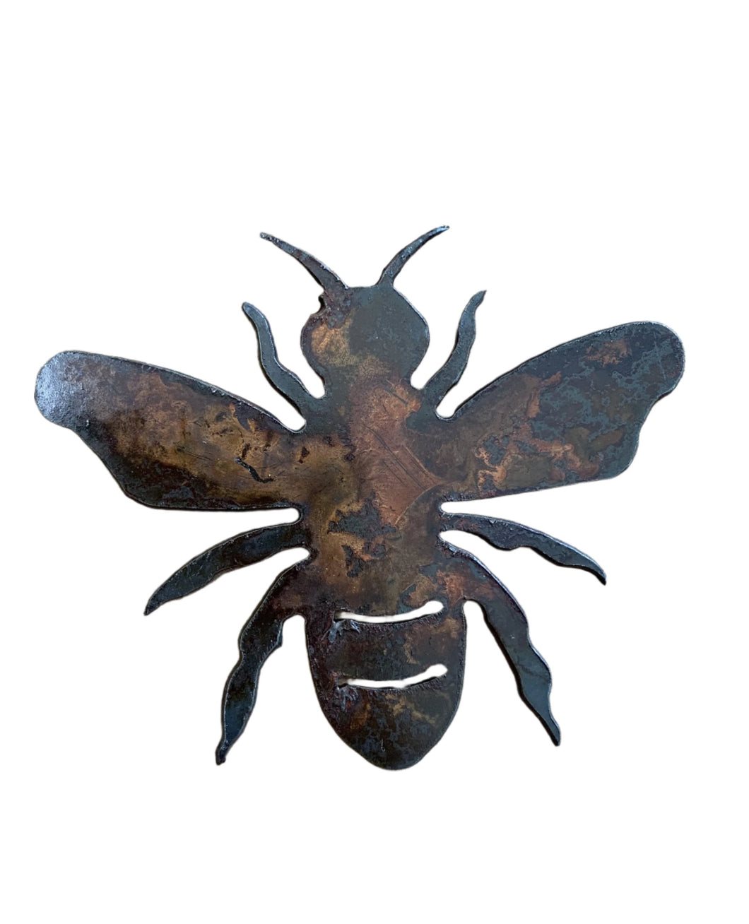 Bee - Rusted Metal Ornament