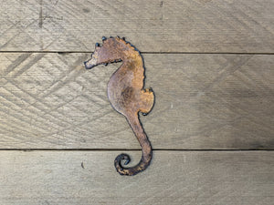 Seahorse - Rusted Metal Ornament