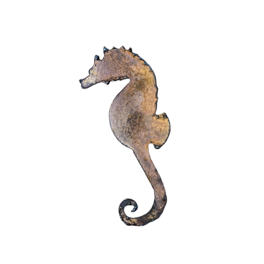 Seahorse - Rusted Metal Ornament