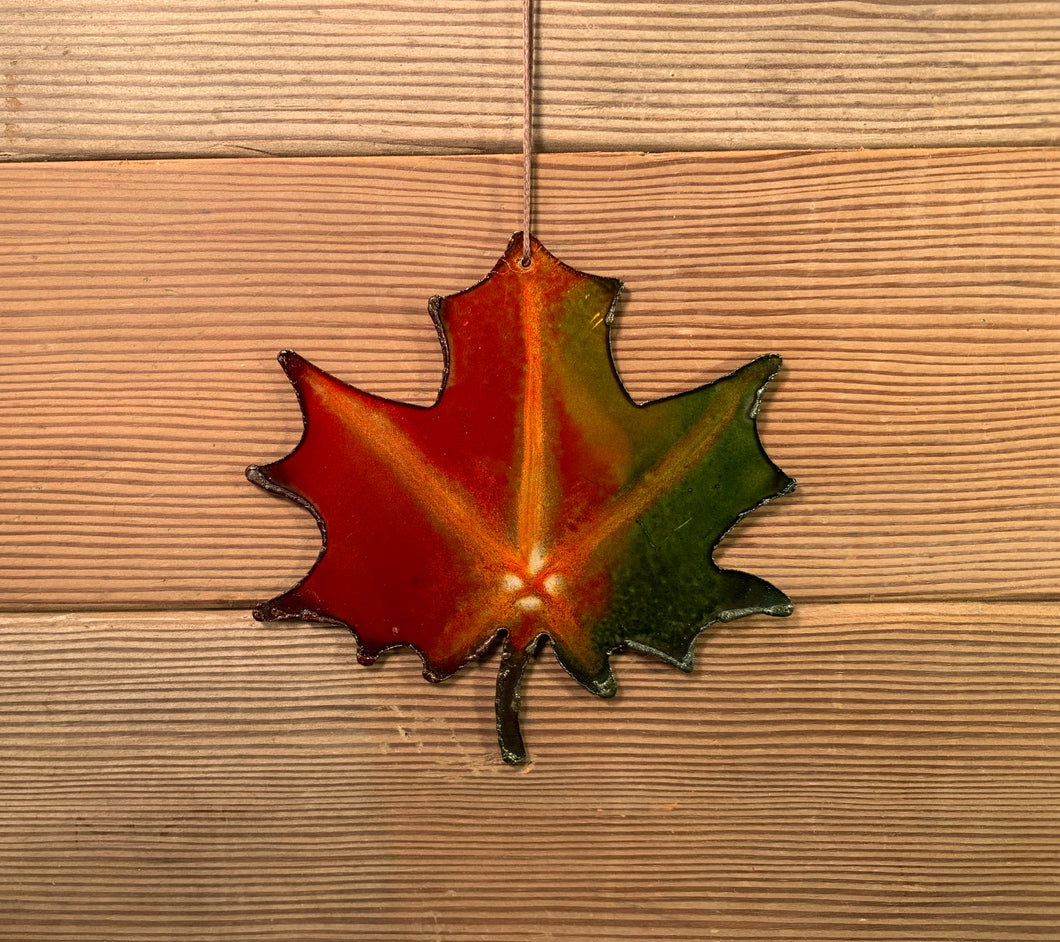 Maple Leaf - Hand Painted Ornament