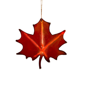 Maple Leaf - Hand Painted Ornament