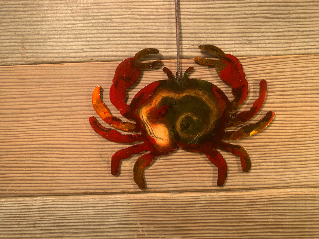 Crab - Hand Painted Ornament