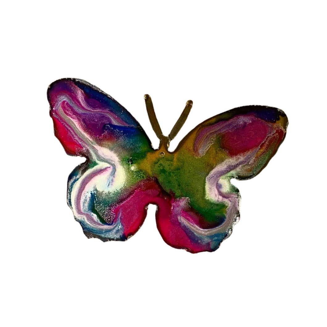 Butterfly - Hand Painted Magnet