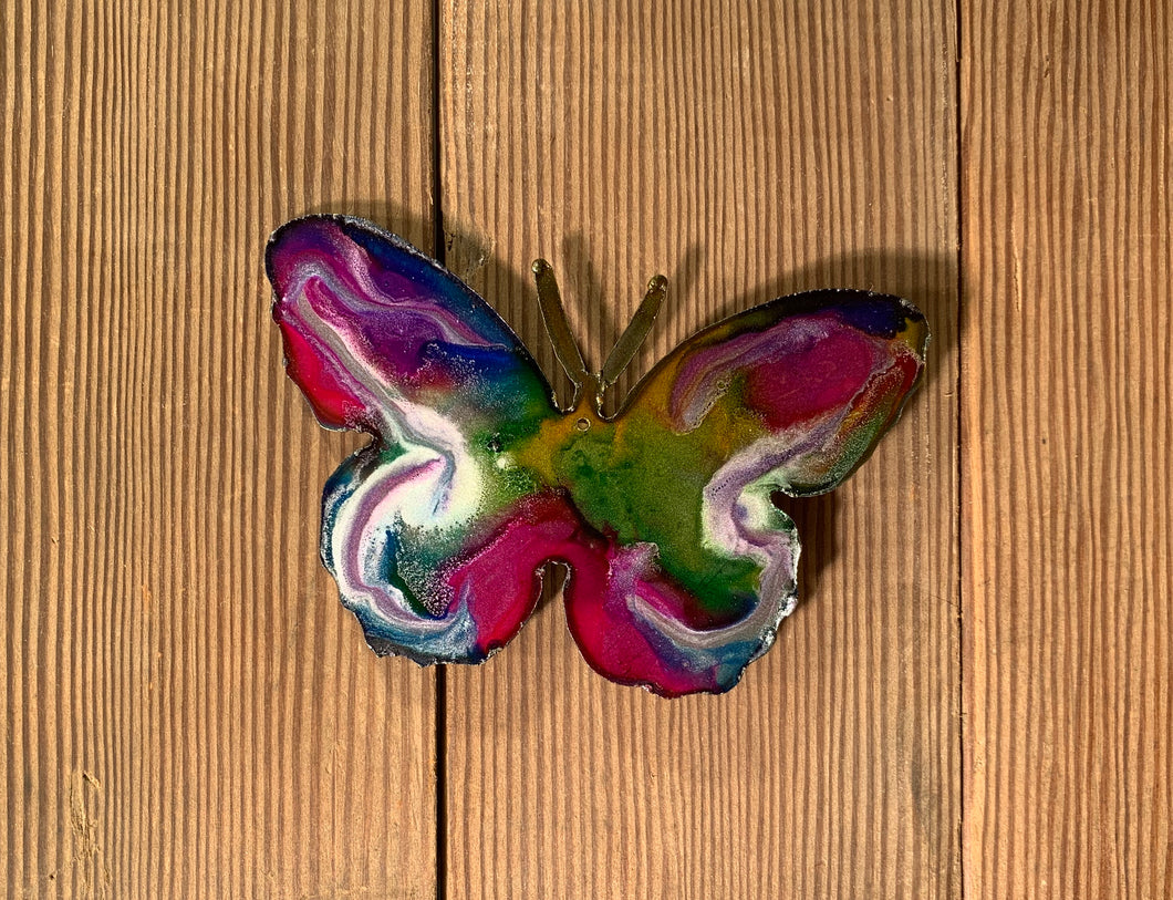 Butterfly - Hand Painted Magnet