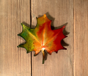 Maple Leaf - Hand Painted Magnet
