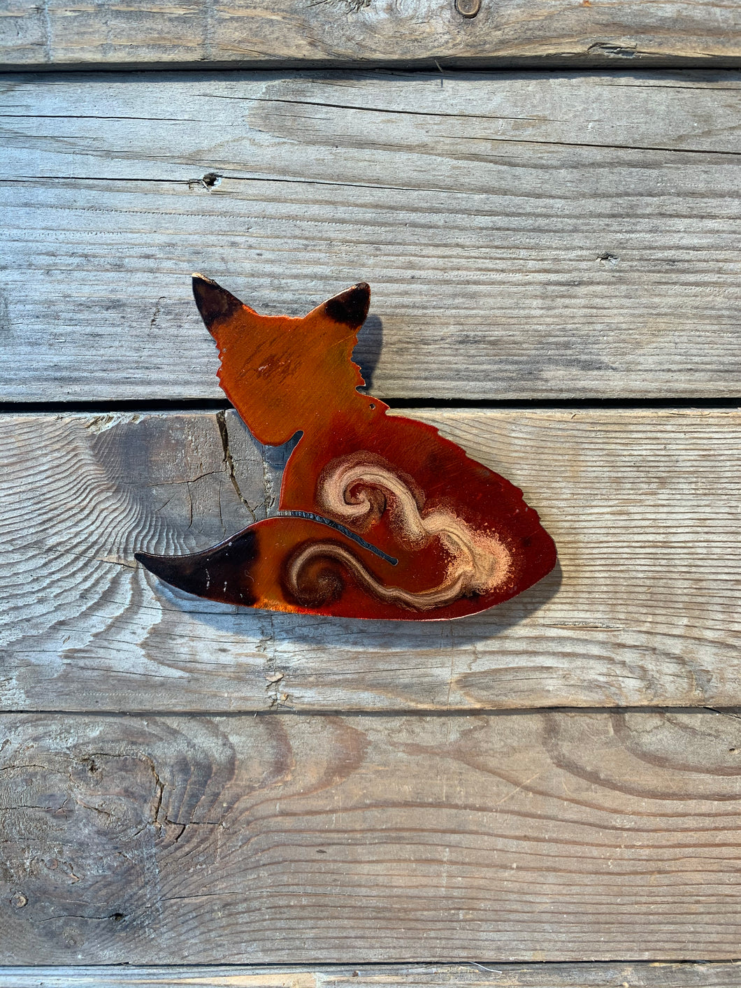 Fox - Hand Painted Ornament