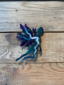 Fire & Ice Fairy - Hand Painted Ornament