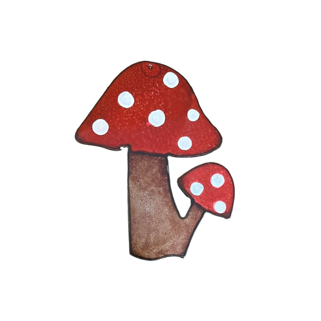 Mushroom - Hand Painted Ornament