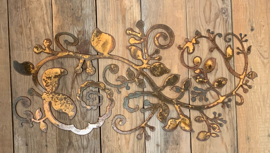 Rusted Metal Vine